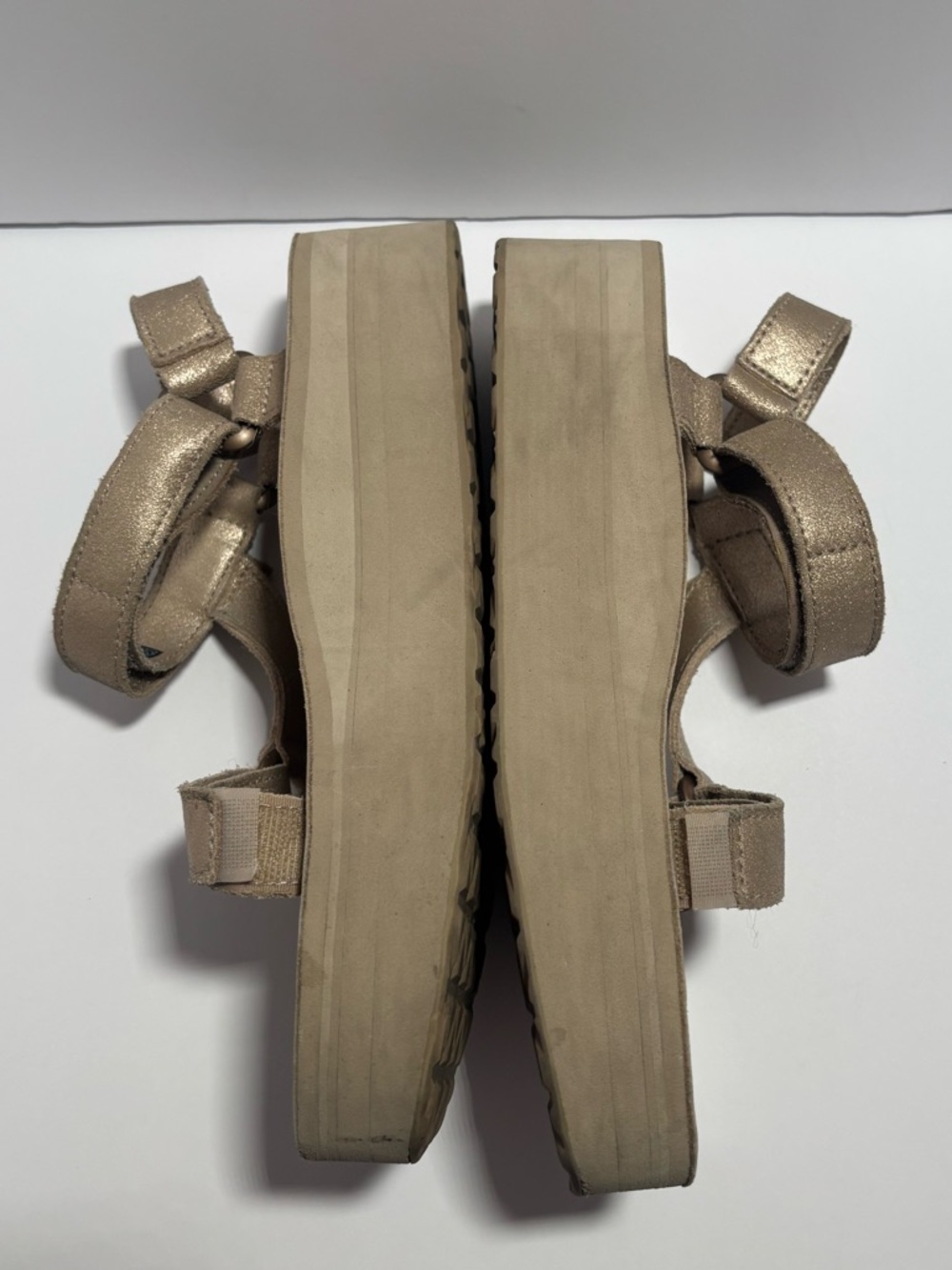 Teva Taupe Suede Strap Sandals - Picture 6 of 8